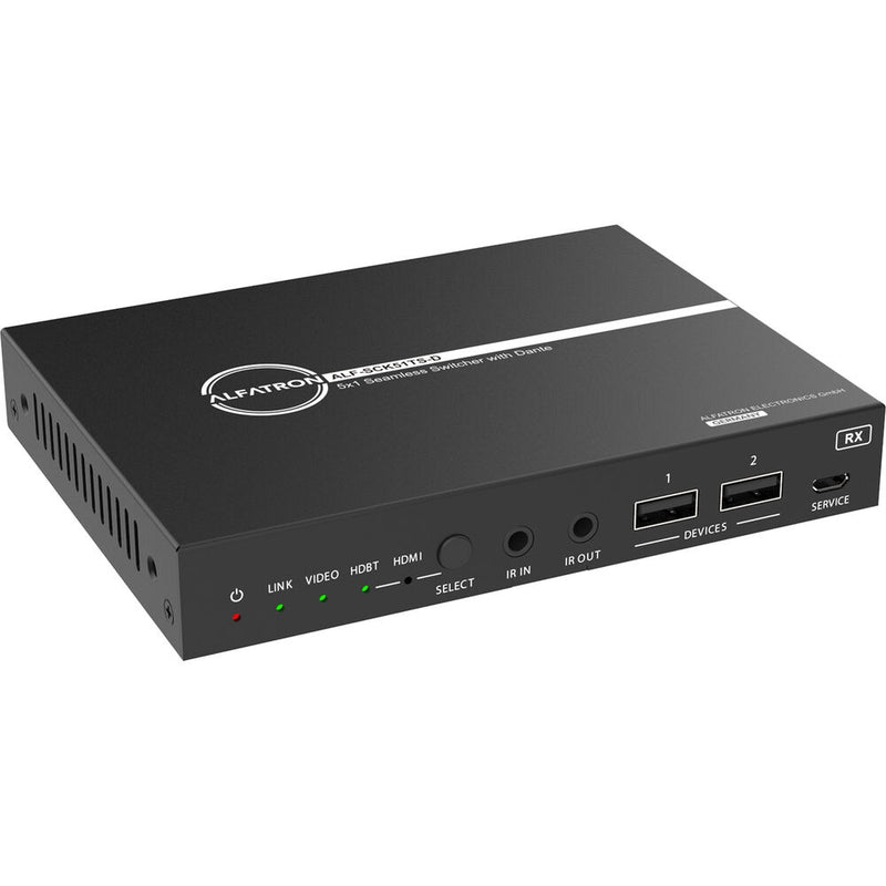 Alfatron 5 x 1 Seamless Presentation Switcher with HDBaseT Receiver