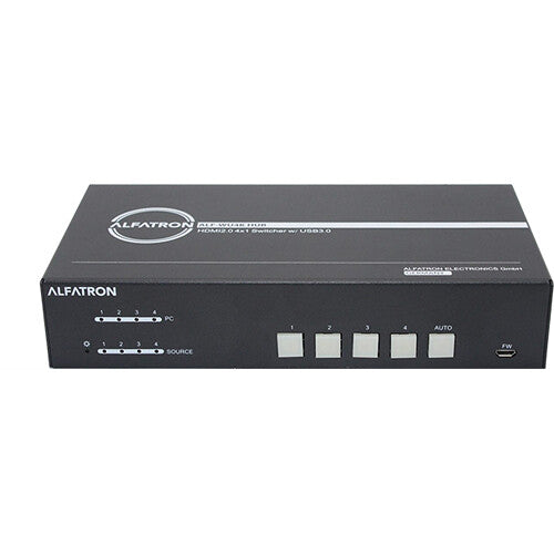 Alfatron 4 x 1 4K60 HDMI Seamless HUB Switcher
