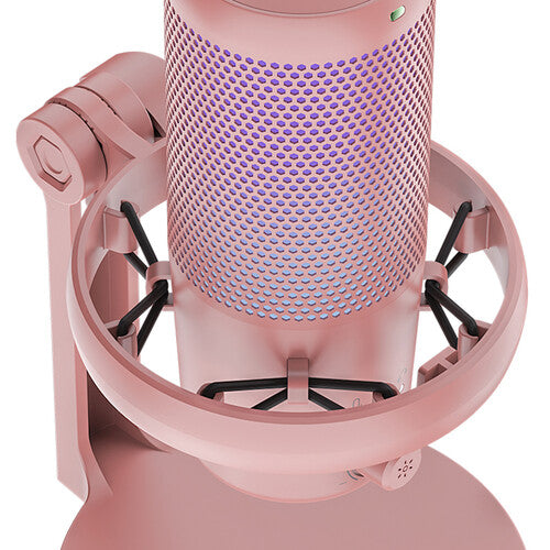 FeelWorld VM1-XS USB-C Gaming Microphone with Desktop Stand (Pink)
