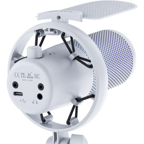 FeelWorld VM1-XS USB-C Gaming Microphone with Desktop Stand (White)