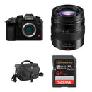 Panasonic Lumix GH7 Mirrorless Camera with 12-35mm f/2.8 Lens and Basic Bundle (Black)