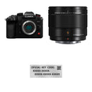 Panasonic Lumix GH7 Mirrorless Camera with 9mm f/1.7 Lens and ARRI LogC3 Firmware Upgrade Kit (Black)