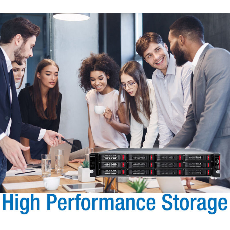Buffalo TeraStation 51220RH 120TB 12-Bay Rackmount NAS Server (12 x 10TB)