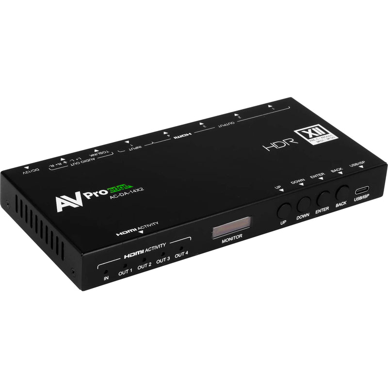 AVPro Edge 1x4 HDMI 2.1 Distribution Amplifier