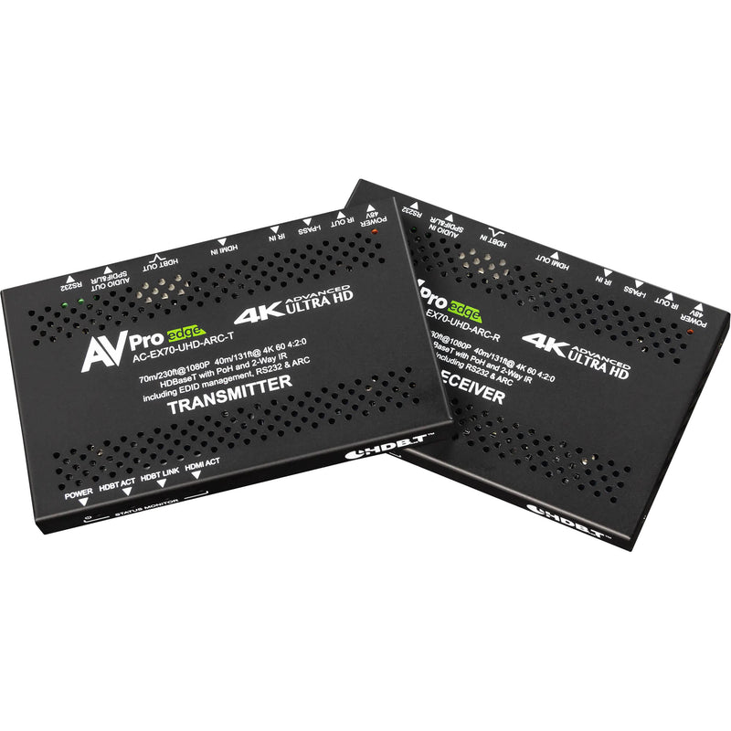 AVPro Edge Ultra-Slim 4K HDMI over HDBaseT Extender Set with Audio Return Channel (230', 10-Pack)