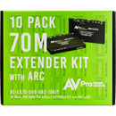AVPro Edge Ultra-Slim 4K HDMI over HDBaseT Extender Set with Audio Return Channel (230', 10-Pack)