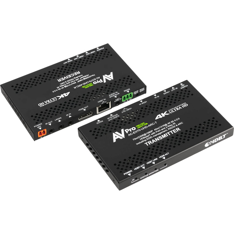 AVPro Edge Ultra-Slim 4K HDMI over HDBaseT Extender Set with Audio Return Channel (230', 10-Pack)