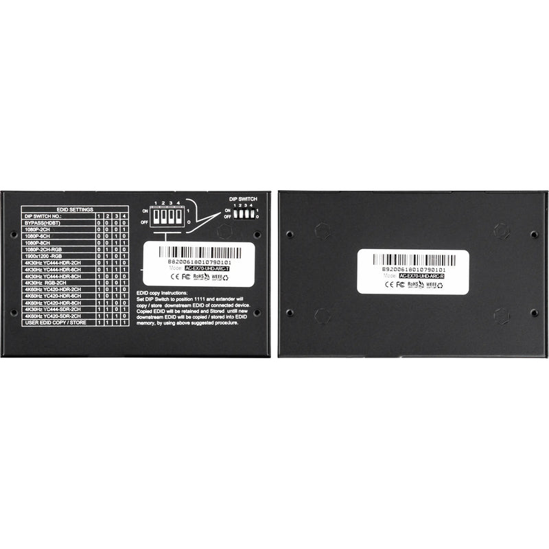 AVPro Edge Ultra-Slim 4K HDMI over HDBaseT Extender Set with Audio Return Channel (230', 10-Pack)