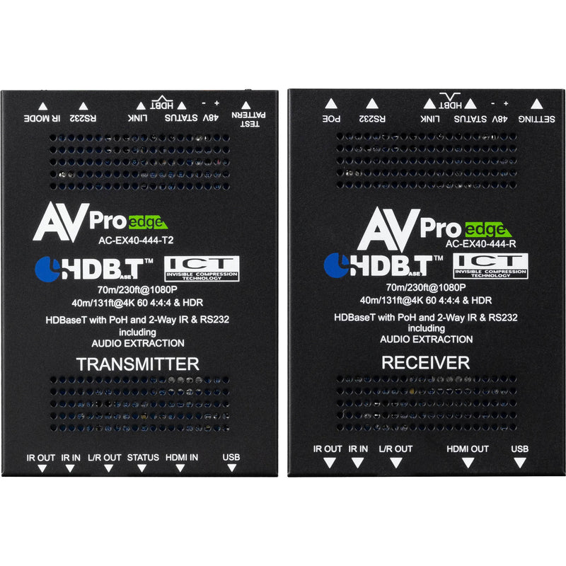 AVPro Edge Ultra-Slim 4K 4:4:4 HDMI 2.0 over HDBaseT Extender Kit (131', 10-Pack)