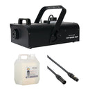 Eliminator Lighting VF1600 EP 1500W Mobile DMX Fog Machine and Remote Kit with Fluid & Cable