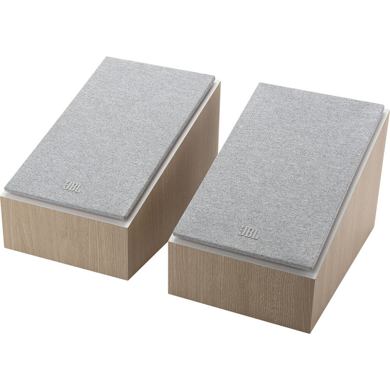 JBL Stage 240H 2-Way Dolby Atmos Surround Sound Speakers (Latte, Pair)