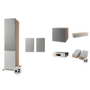JBL MA9100HP 9.2-Channel A/V Receiver & 5.1.4 Atmos Surround Sound Speakers Kit (Latte/White)