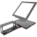 ikan PT4500 15" Teleprompter with Talent Monitor, Pedestal & Dolly Turnkey Kit