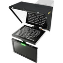 ikan PT4500 15" Teleprompter with Talent Monitor, Pedestal & Dolly Turnkey Kit
