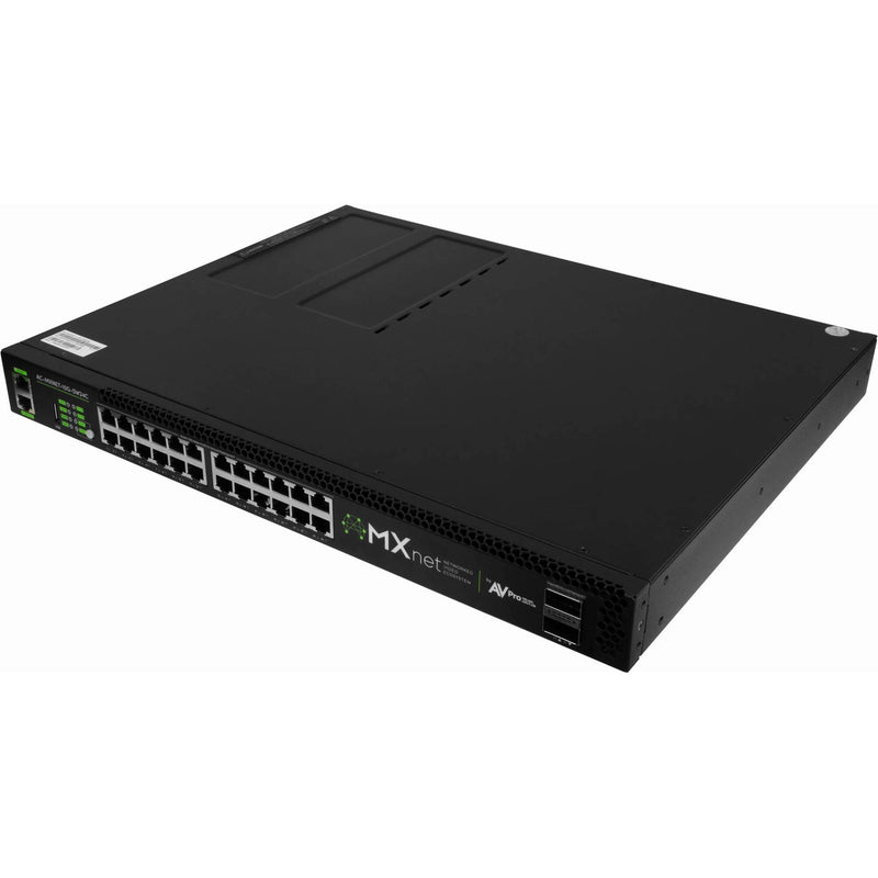 AVPro Edge AC-MXNET-10G-SW24C 24-Port 10G PoE++ Compliant Unmanaged Network Switch