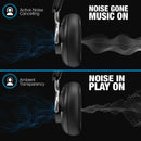 Naztech Aura 360 Wireless Noise-Canceling Headphones (Midnight)