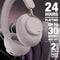 Naztech Aura 360 Wireless Noise-Canceling Headphones (Moondust)