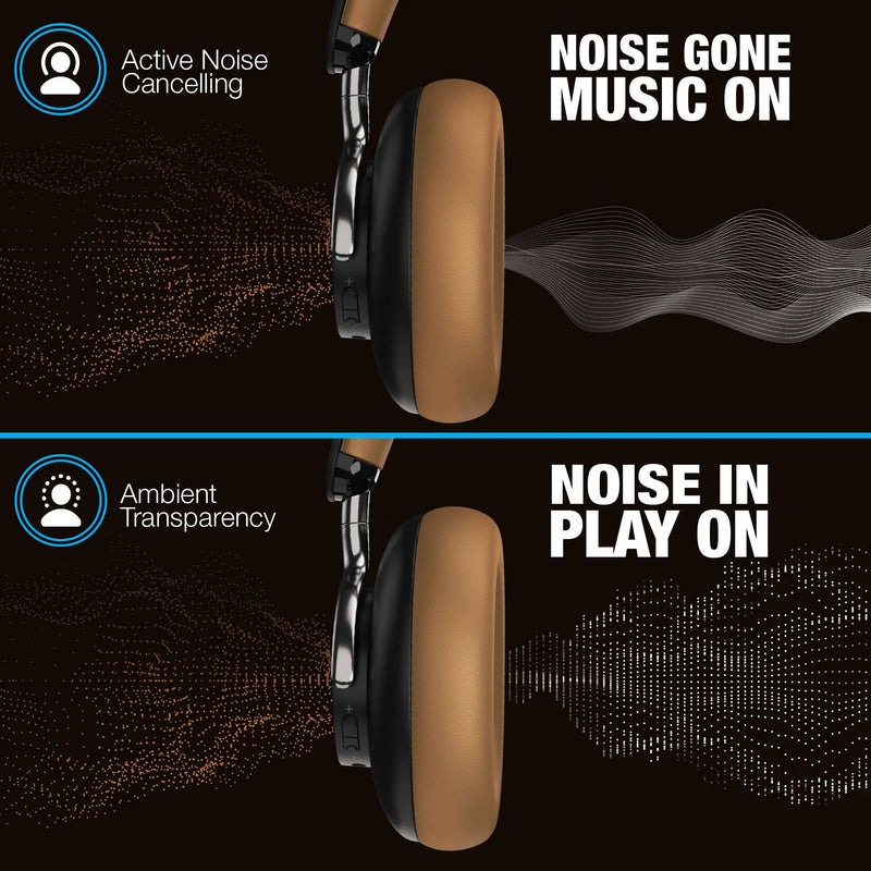 Naztech Aura 360 Wireless Noise-Canceling Headphones (Vintage)