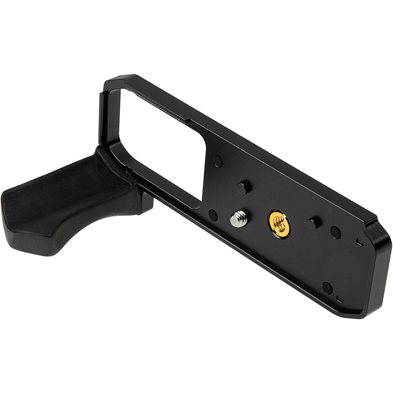 FotodioX Deluxe Metal Camera Hand Grip for Nikon Zf Camera with Wooden Accent