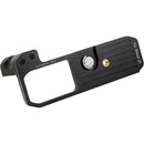 FotodioX Deluxe Metal Camera Hand Grip for Nikon Zf Camera with Wooden Accent