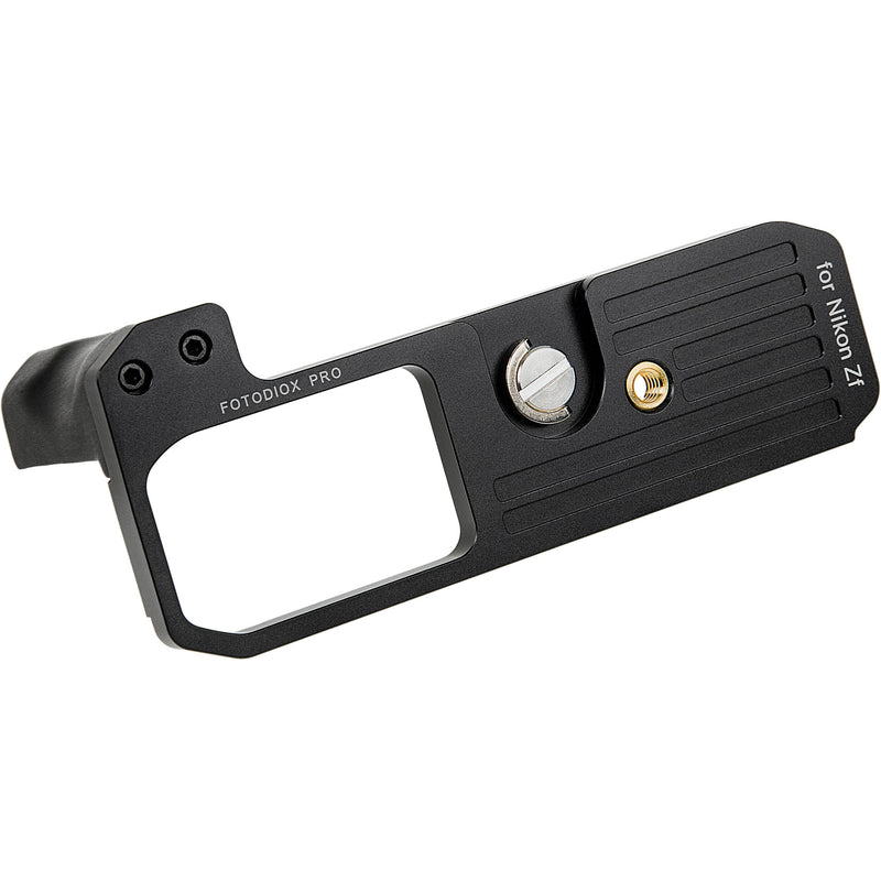 FotodioX Deluxe Metal Camera Hand Grip for Nikon Zf Camera with Wooden Accent