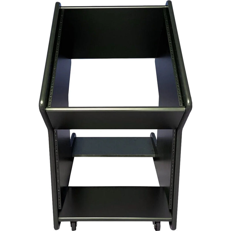 RAB Audio ProRak M20 Rolling Angled Rack Unit (Black, 20 RU)