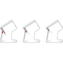 RAB Audio ProRak M20 Rolling Angled Rack Unit (Black, 20 RU)