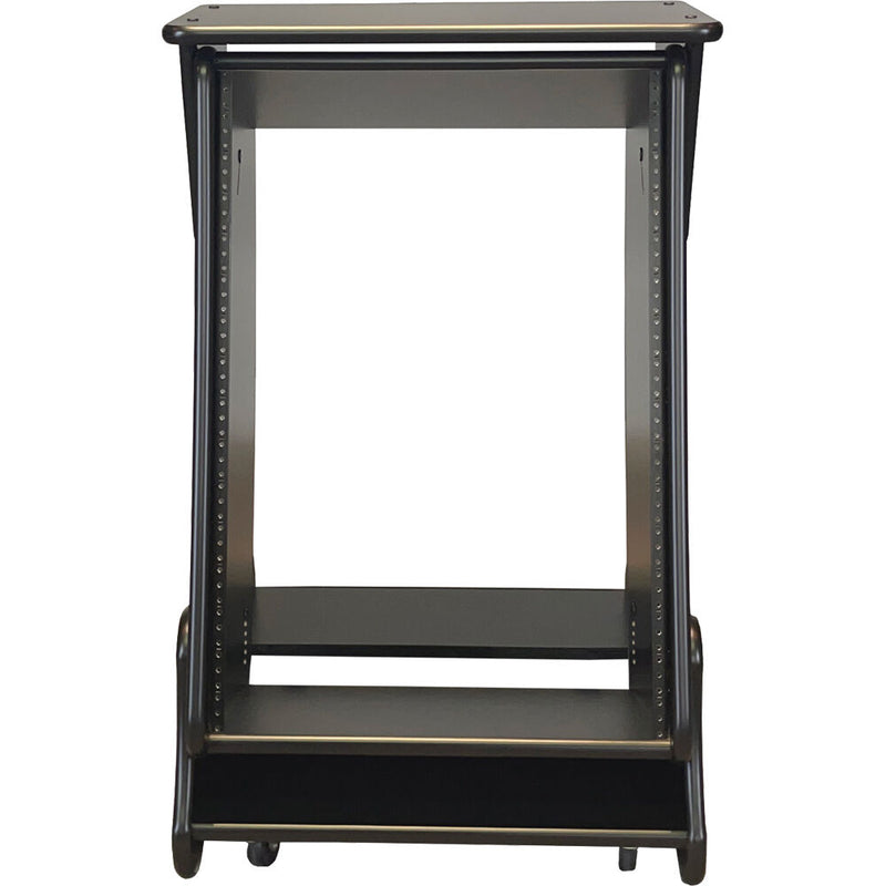 RAB Audio ProRak Multi-Angle Rack with Wheels (16 RU)