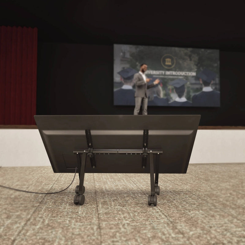 Heckler Presenter Confidence Stand for 50 to 75" Displays (Black)