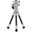 Tilta VT03 Tabletop Video Fluid Head with 1-Stage Carbon Fiber Tripod Legs (Snow White)