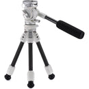 Tilta VT03 Tabletop Video Fluid Head with 1-Stage Carbon Fiber Tripod Legs (Snow White)
