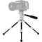Tilta VT03 Tabletop Video Fluid Head with 1-Stage Carbon Fiber Tripod Legs (Snow White)