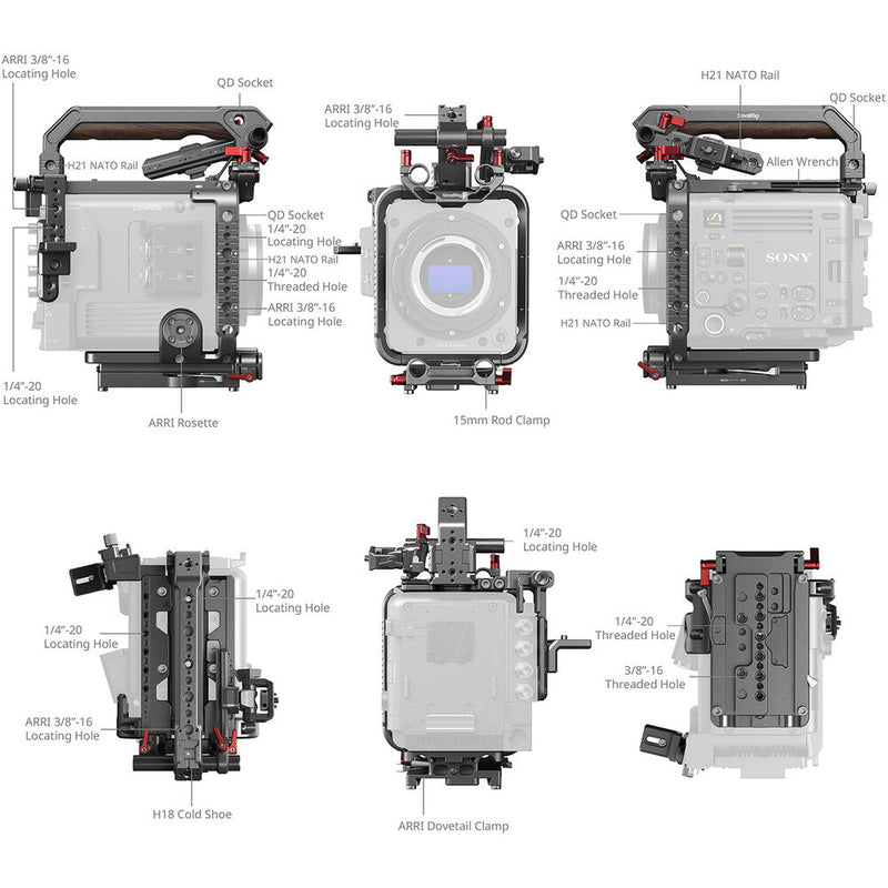 SmallRig Camera Cage Kit for Sony BURANO