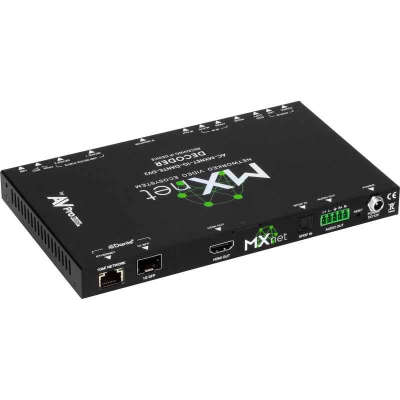 AVPro Edge MXNet 1G Evolution II Dante Decoder