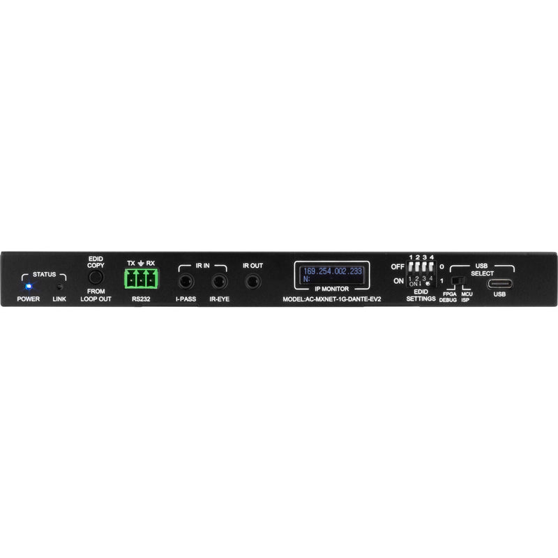 AVPro Edge MXNet 1G Evolution II Dante Encoder