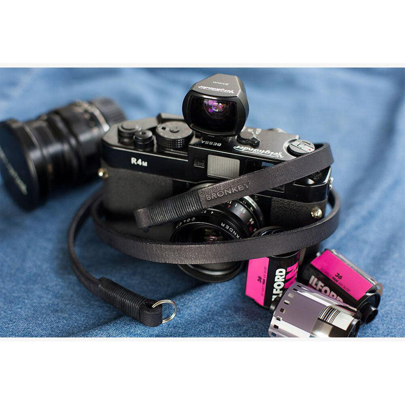 Bronkey Tokyo 104 Leather Camera Strap (Black)
