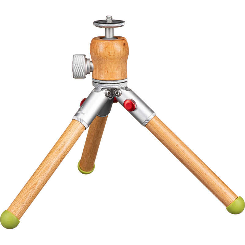 iFootage WB-S Timberpod Mini Tripod (Beech Wood, Silver)