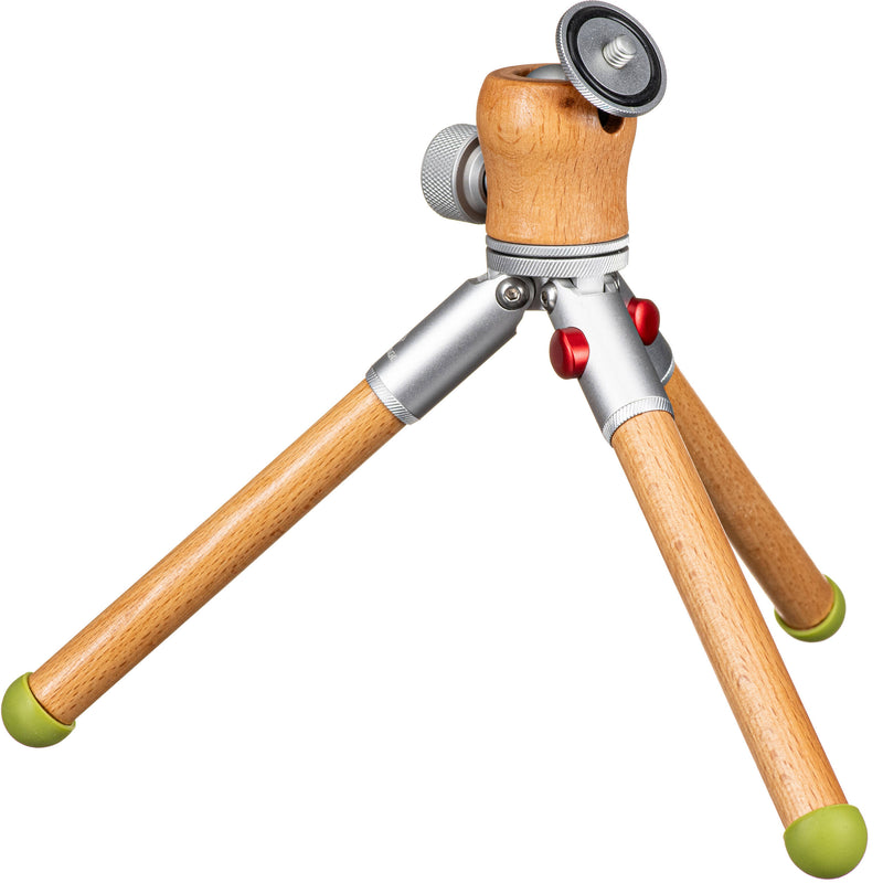 iFootage WB-S Timberpod Mini Tripod (Beech Wood, Silver)