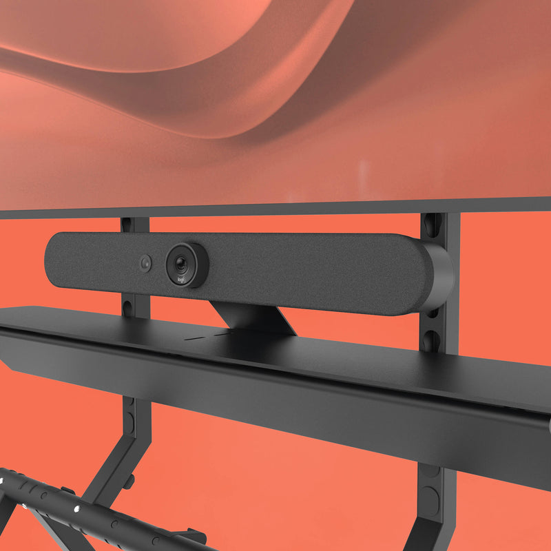 Heckler H1042-BK Rally Bar Mount for Mobile Fleet AV Carts