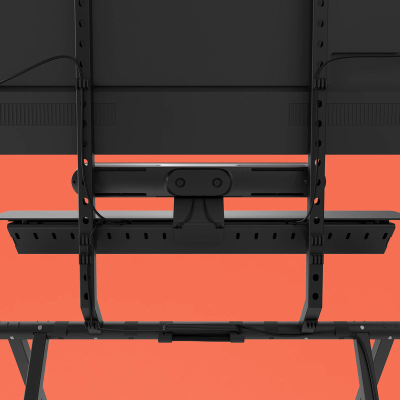 Heckler H1042-BK Rally Bar Mount for Mobile Fleet AV Carts