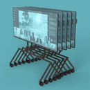 Heckler XL Rolling Display Mount for 70 to 105" Displays (Black)