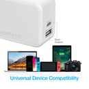 Naztech 2-Port USB-A/USB-C Wall Charger