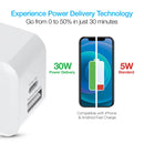 Naztech 2-Port USB-A/USB-C Wall Charger