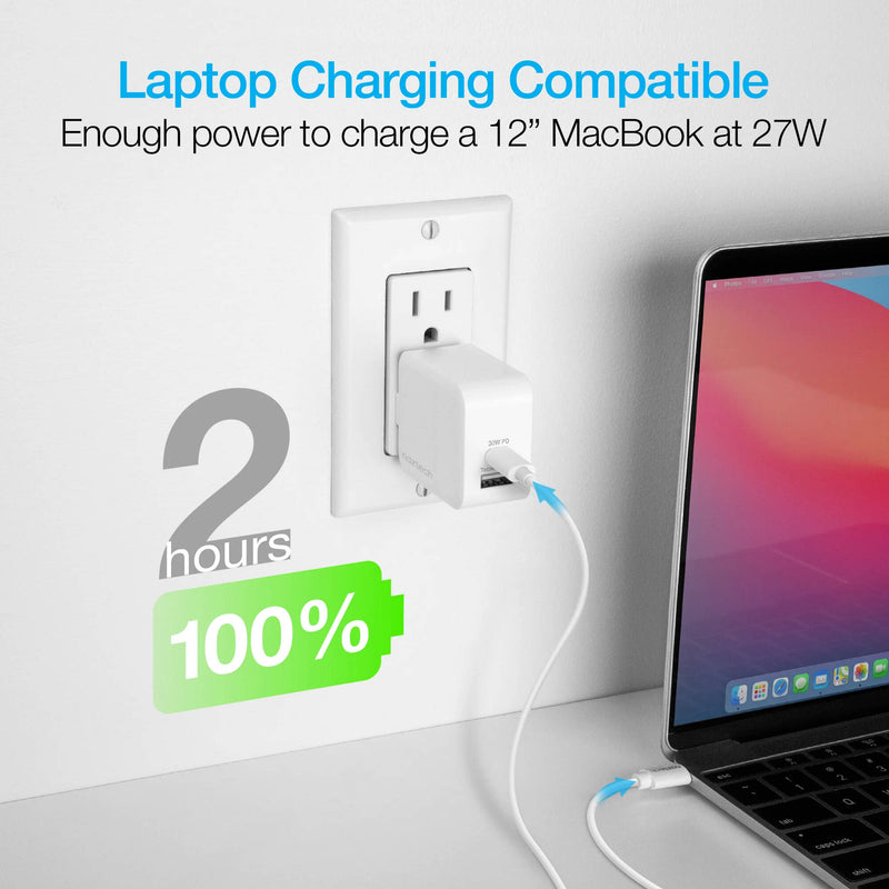 Naztech 2-Port USB-A/USB-C Wall Charger