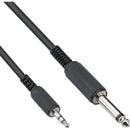 Pearstone 3.5mm Mini Stereo to 1/4" Mono Male Audio Cable (10')