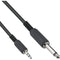 Pearstone 3.5mm Mini Stereo to 1/4" Mono Male Audio Cable (10')