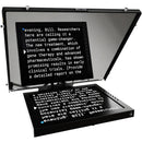 ikan PT4500 15" Teleprompter with Pedestal & Dolly Turnkey Kit