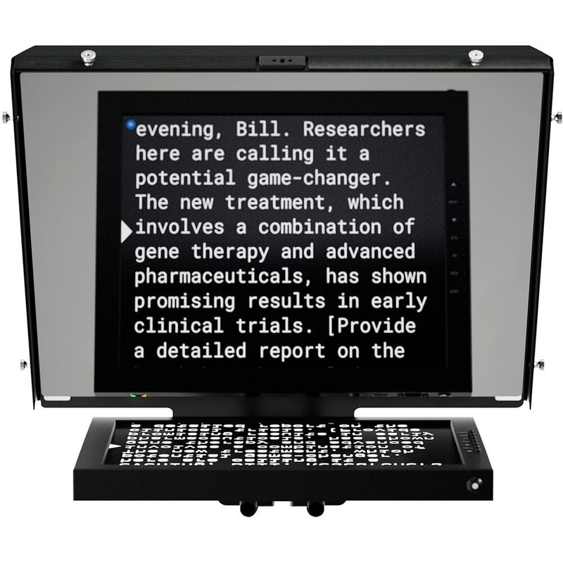 ikan PT4500 15" Teleprompter with Pedestal & Dolly Turnkey Kit