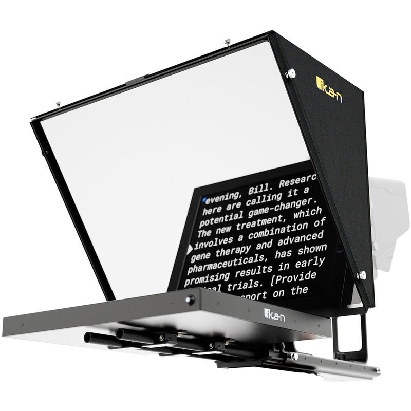 ikan PT4500 15" Teleprompter with Pedestal & Dolly Turnkey Kit