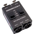 Sescom SES-3PAD-STEREO 2-Channel Stereo Microphone Attenuator
